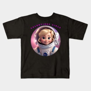 Galentines girls cartoon Kids T-Shirt